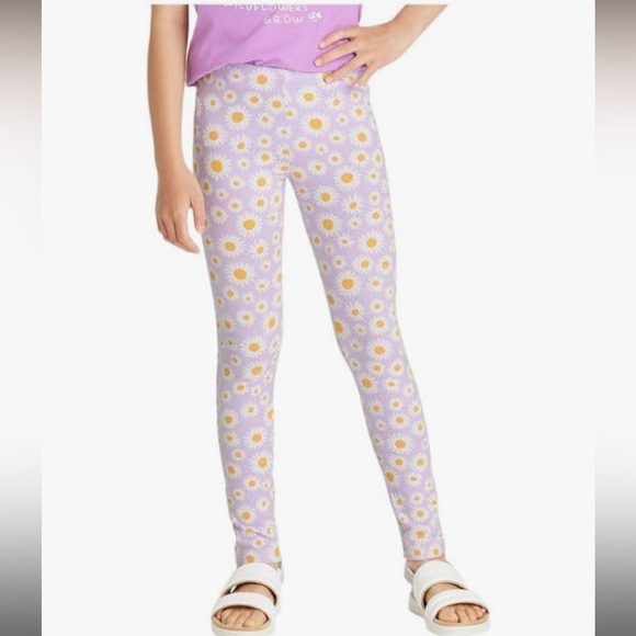 Cat & Jack Other - Cat & Jack Girls' Sunflower Leggings Lilac Purple, NWOT